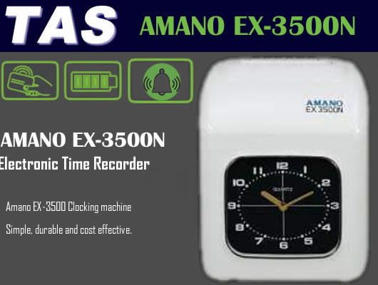 Clocking machine Amano EX 3500N